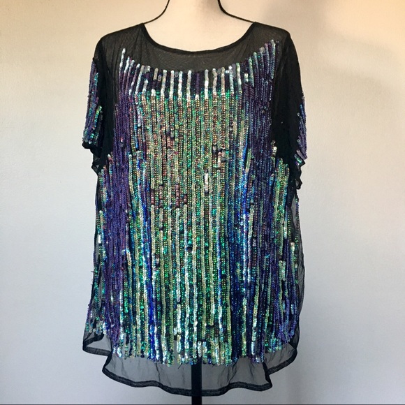 sequin top asos